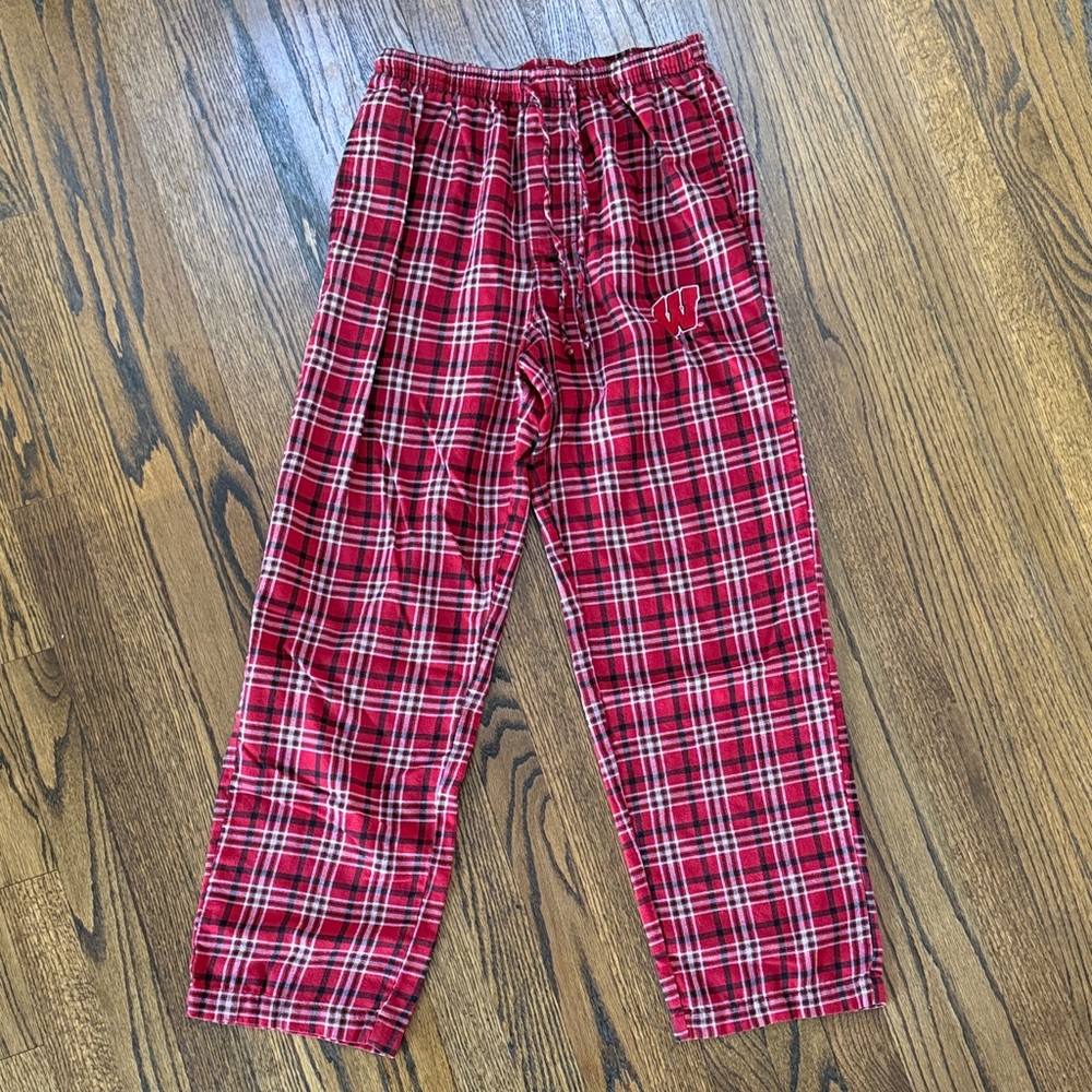 B28 Concepts Sports Women's Small Red Plaid Pajama Pants Lounge Sleep Casual